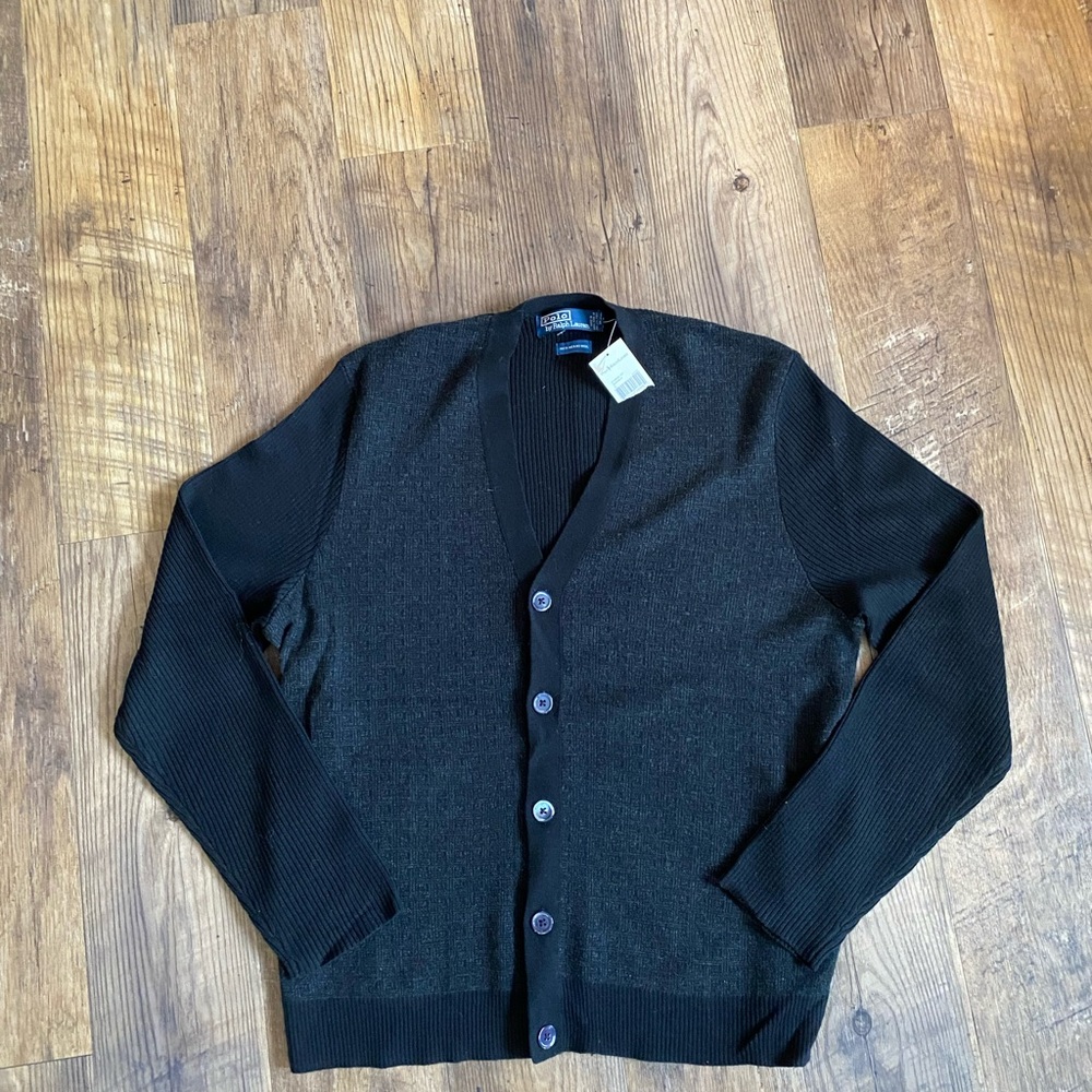 Vintage Polo Ralph Lauren Wool cardigan sweater NOS w/ tag